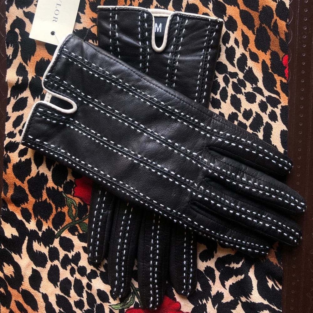 Ann Taylor Leather Gloves